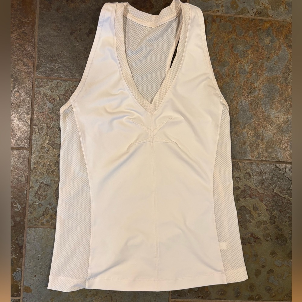 Athleta Legend Fitted Tank with mesh back